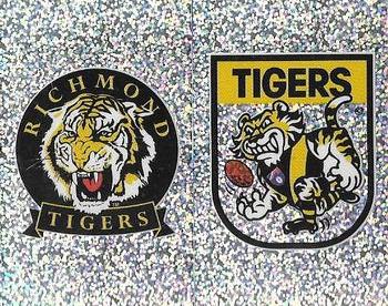 1997 Select AFL Stickers #170 Richmond Tigers Front